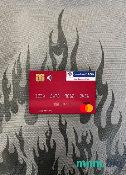 Kenya Guardian bank wygląd zdjęcia mastercard skan PSD + zdjęcie